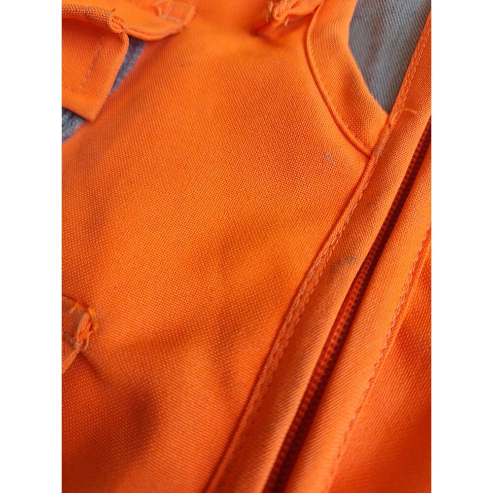 Avid Outdoor Hunting Vest Medium Neon Orange Deer Sportsman Gear Vintage - Picture 6 of 12